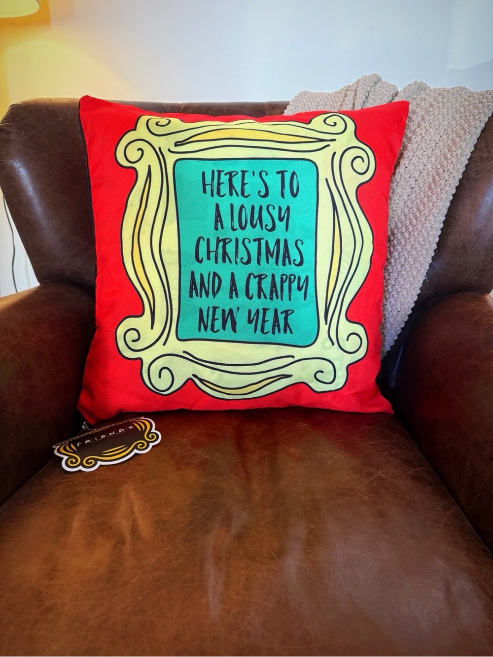 Friends themed Pillow Case NWT